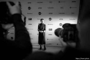 (Trent Nelson  |  The Salt Lake Tribune) Director Rose Glass at the premiere of Love Lies Bleeding, Sundance Film Festival in Park City on Saturday, Jan. 20, 2024.