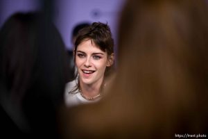 (Trent Nelson  |  The Salt Lake Tribune) 
Kristen Stewart at the premiere of Love Lies Bleeding, Sundance Film Festival in Park City on Saturday, Jan. 20, 2024.