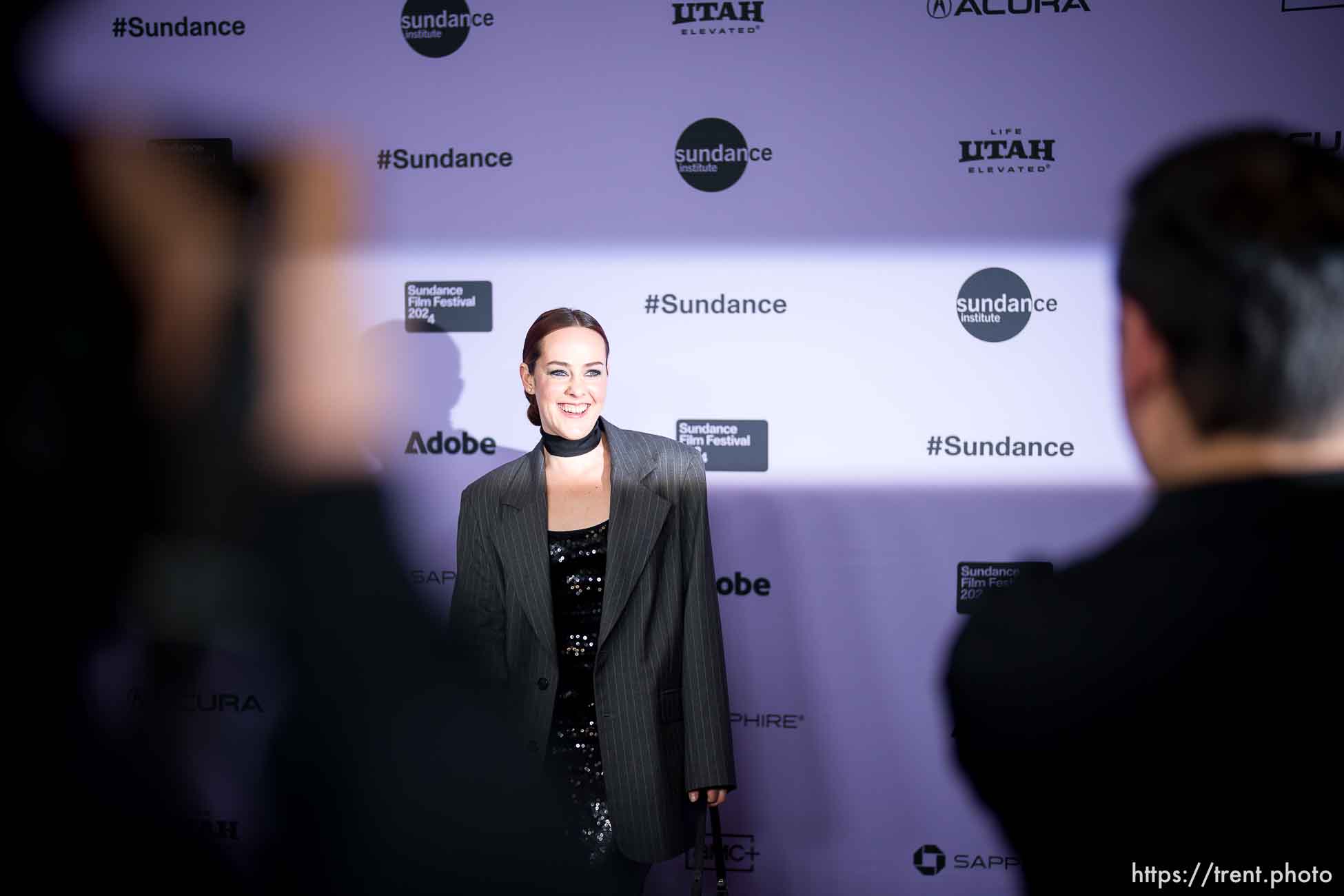 (Trent Nelson  |  The Salt Lake Tribune) Jena Malone at the premiere of Love Lies Bleeding, Sundance Film Festival in Park City on Saturday, Jan. 20, 2024.