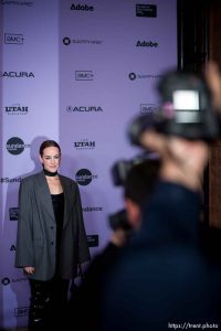 (Trent Nelson  |  The Salt Lake Tribune) Jena Malone at the premiere of Love Lies Bleeding, Sundance Film Festival in Park City on Saturday, Jan. 20, 2024.