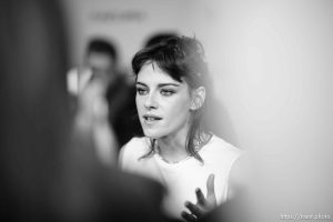 (Trent Nelson  |  The Salt Lake Tribune) 
Kristen Stewart at the premiere of Love Lies Bleeding, Sundance Film Festival in Park City on Saturday, Jan. 20, 2024.