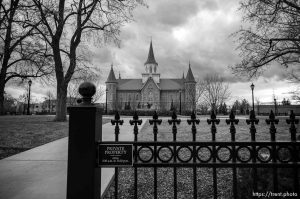 LDS temple, Provo on Tuesday, Feb. 6, 2024.