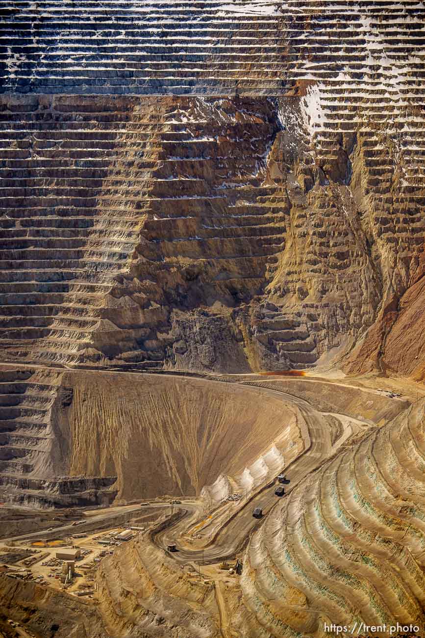 (Trent Nelson  |  The Salt Lake Tribune) The Bingham Copper Mine on Wednesday, March 20, 2024.