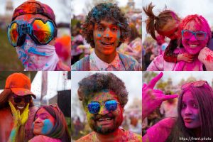 (Trent Nelson  |  The Salt Lake Tribune) The Holi Festival of Colors at the Spanish Fork Krishna Temple on Saturday, March 30, 2024.