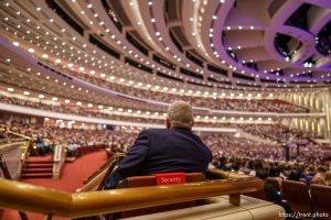 (Trent Nelson  |  The Salt Lake Tribune) General Conference on Saturday, April 6, 2024.