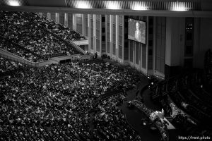 (Trent Nelson  |  The Salt Lake Tribune) General Conference on Saturday, April 6, 2024.