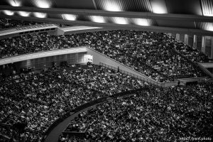 (Trent Nelson  |  The Salt Lake Tribune) General Conference on Saturday, April 6, 2024.