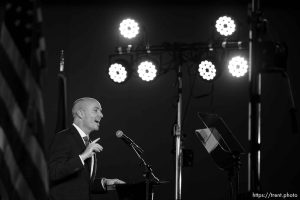 (Trent Nelson  |  The Salt Lake Tribune) Gov. Spencer Cox at the Utah Republican Nominating Convention in Salt Lake City on Saturday, April 27, 2024.