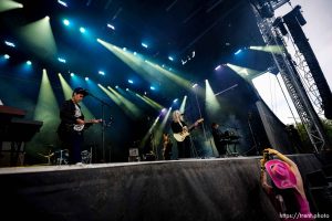 (Trent Nelson  |  The Salt Lake Tribune) Alvvays at Kilby Block Party in Salt Lake City on Friday, May 10, 2024.