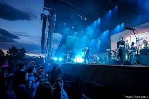 (Trent Nelson  |  The Salt Lake Tribune) Vampire Weekend at Kilby Block Party in Salt Lake City on Friday, May 10, 2024.