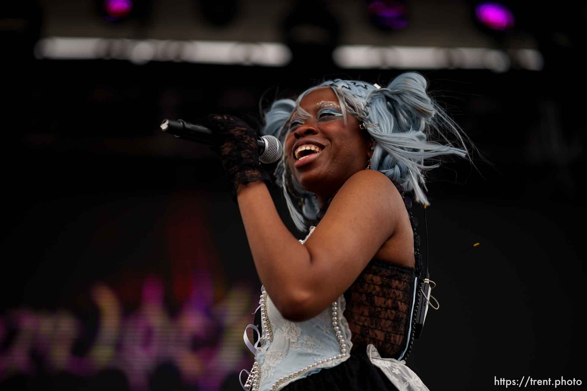 (Trent Nelson  |  The Salt Lake Tribune) Hemlocke Springs at Kilby Block Party in Salt Lake City on Friday, May 10, 2024.