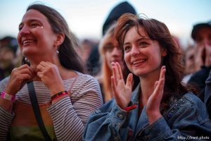 (Trent Nelson  |  The Salt Lake Tribune) Fans watching Joanna Newsom at Kilby Block Party in Salt Lake City on Friday, May 10, 2024.