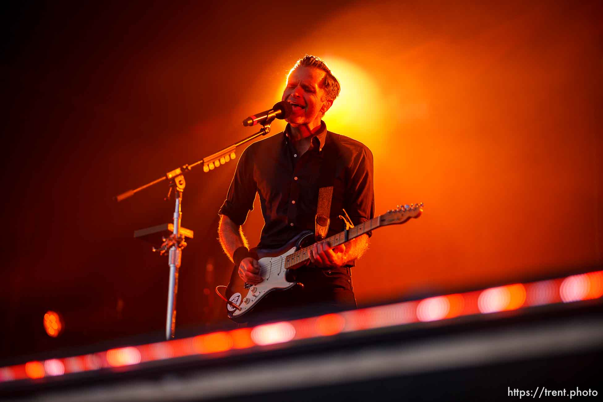 (Trent Nelson  |  The Salt Lake Tribune) Death Cab For Cutie at Kilby Court Block Party in Salt Lake City on Saturday, May 11, 2024.