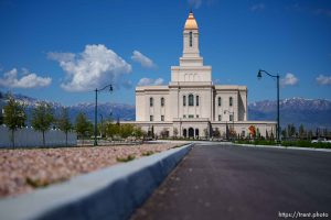 (Trent Nelson  |  The Salt Lake Tribune) The Desert Peak Utah Temple in Tooele on Wednesday, May 15, 2024.