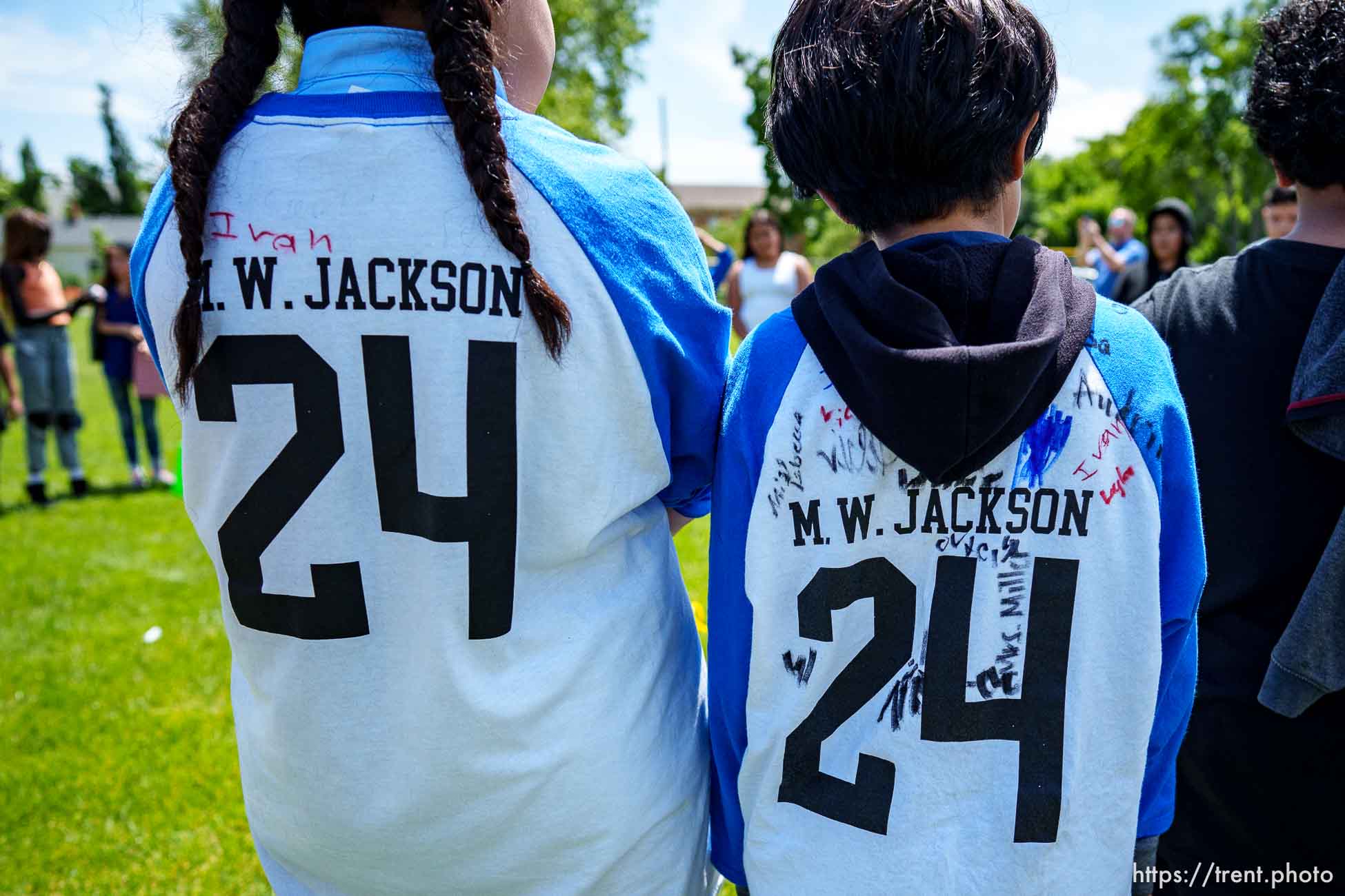 (Trent Nelson  |  The Salt Lake Tribune) Students on the second to last day at Mary Jackson Elementary School in Salt Lake City on Wednesday, May 29, 2024.