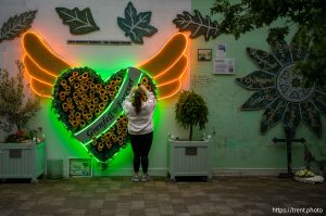 Grenfell Tower memorial, in London on Thursday, June 13, 2024.