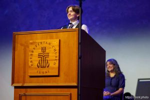 (Trent Nelson  |  The Salt Lake Tribune) Owen Gibbs at the Presbyterian Church General Assembly in Salt Lake City on Monday, July 1, 2024.