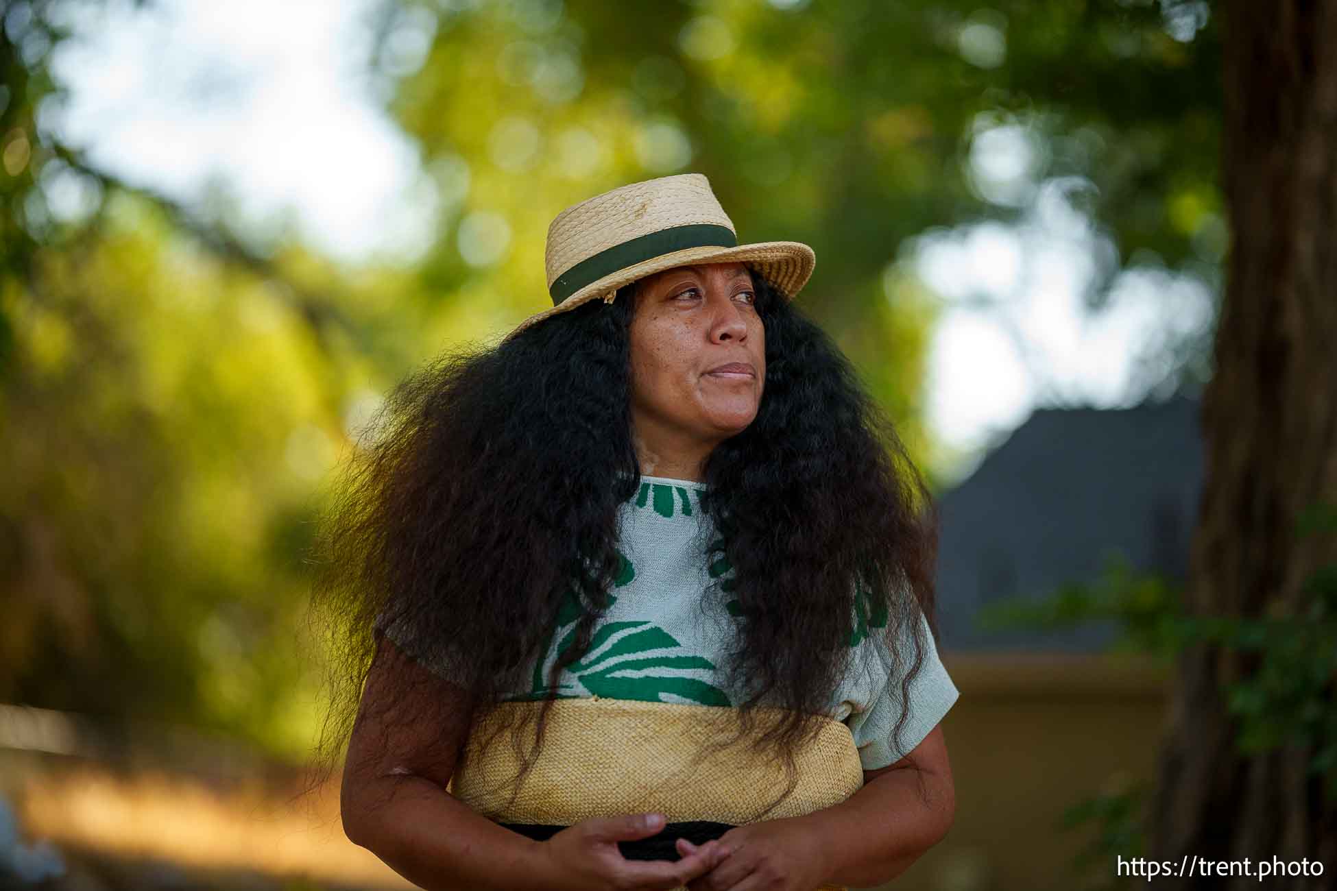 (Trent Nelson  |  The Salt Lake Tribune) 'Amelia Teafaitulagi Niumeitolu 'Aikona is growing traditional Pacific Islander food in Salt Lake City, on Friday, July 26, 2024.