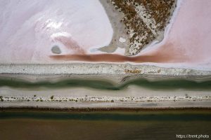 (Trent Nelson  |  The Salt Lake Tribune) The Great Salt Lake south of Stansbury Island on Saturday, July 27, 2024.