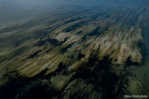 (Trent Nelson  |  The Salt Lake Tribune) The Great Salt Lake north of Stansbury Island on Saturday, July 27, 2024.