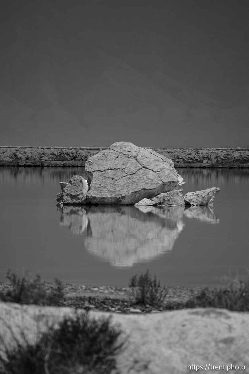 Great Salt Lake south of Stansbury Island, Saturday July 27, 2024.