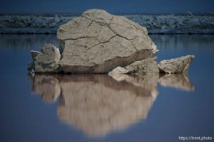 Great Salt Lake south of Stansbury Island, Saturday July 27, 2024.