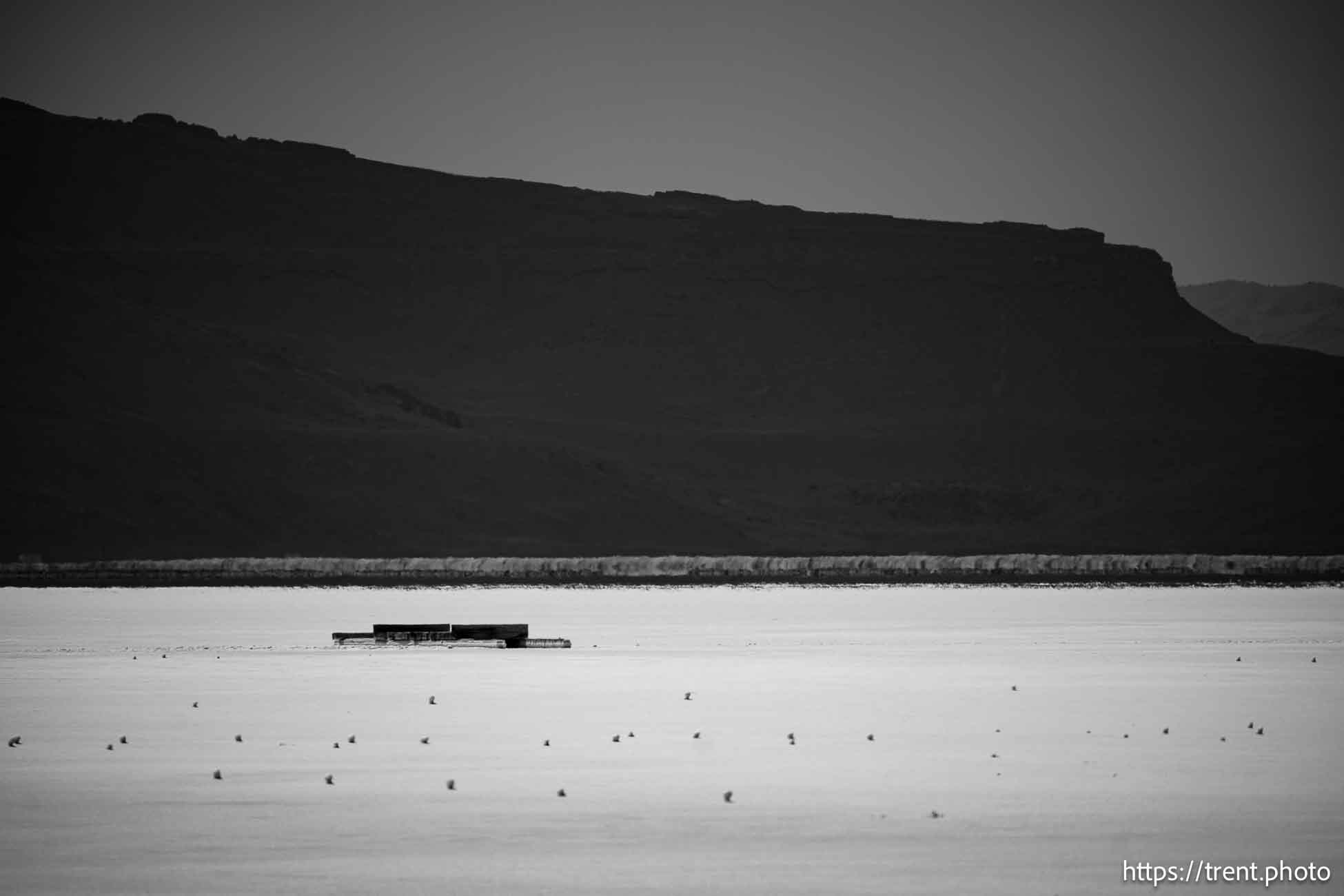 Great Salt Lake south of Stansbury Island, Saturday July 27, 2024.