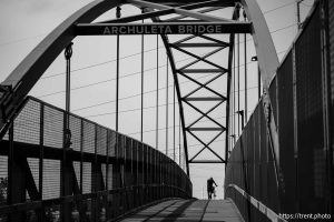 (Trent Nelson  |  The Salt Lake Tribune) The Archuleta Bridge in Salt Lake City on Saturday, Aug. 24, 2024.