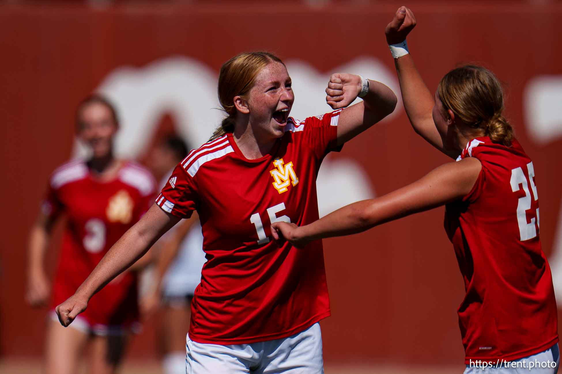 (Trent Nelson  |  The Salt Lake Tribune) Judge Memorial hosts Rowland Hall, high school soccer in Salt Lake City on Tuesday, Aug. 27, 2024.