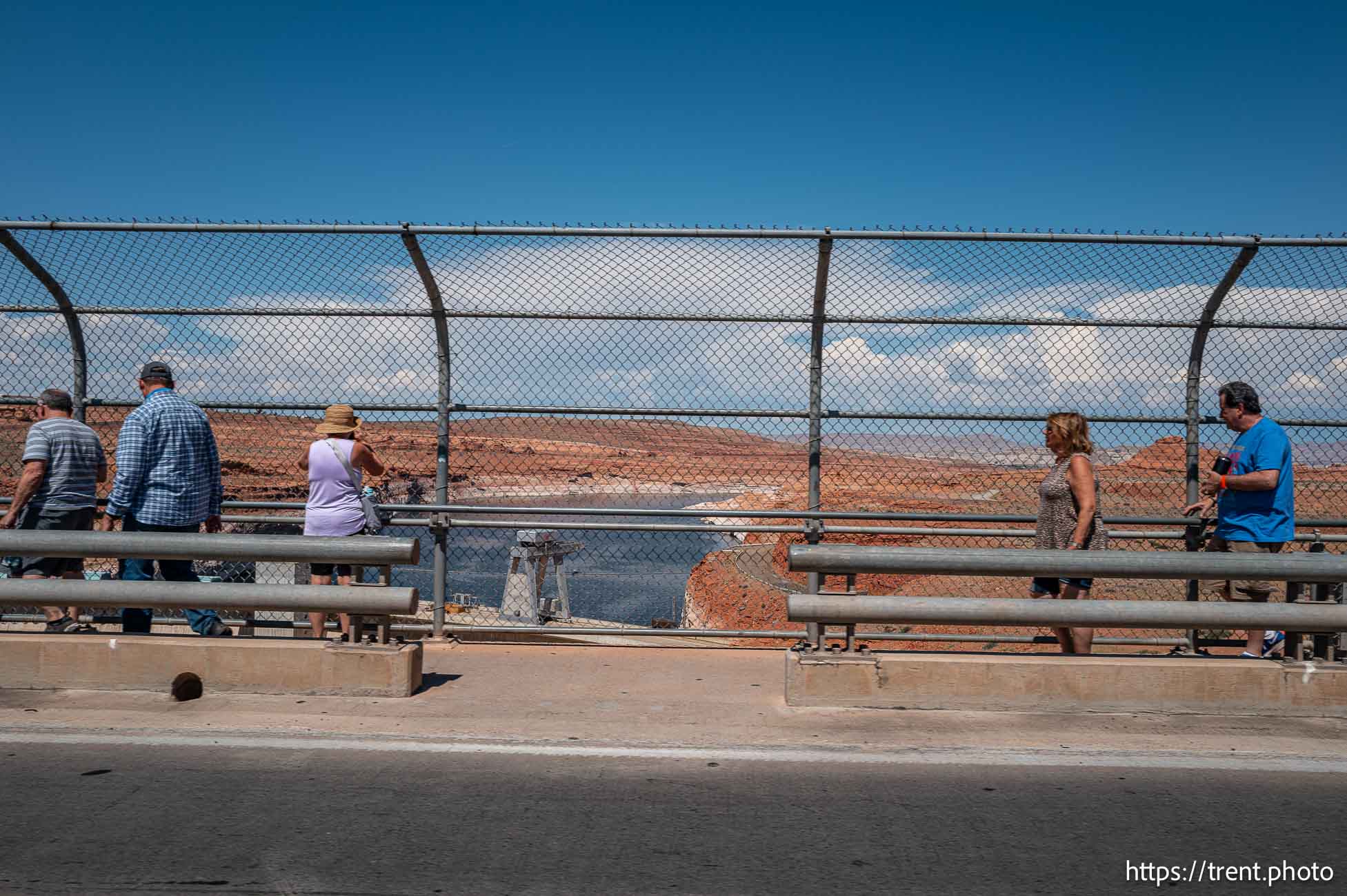 glen canyon dam, driving south on Highway 89, on Tuesday, Sept. 10, 2024.