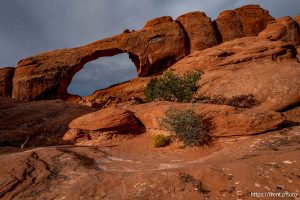 skyline arch, Arches National Park on Saturday, Sept. 21, 2024.