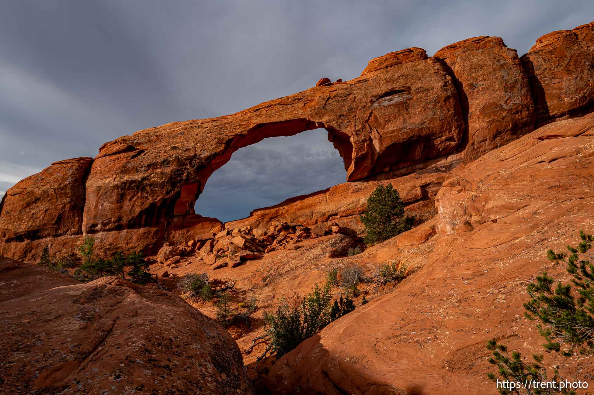 skyline arch, Arches National Park on Saturday, Sept. 21, 2024.