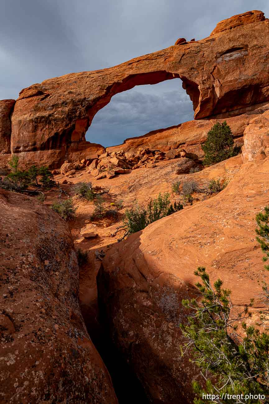 skyline arch, Arches National Park on Saturday, Sept. 21, 2024.