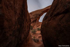 skyline arch, Arches National Park on Saturday, Sept. 21, 2024.