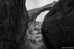 skyline arch, Arches National Park on Saturday, Sept. 21, 2024.