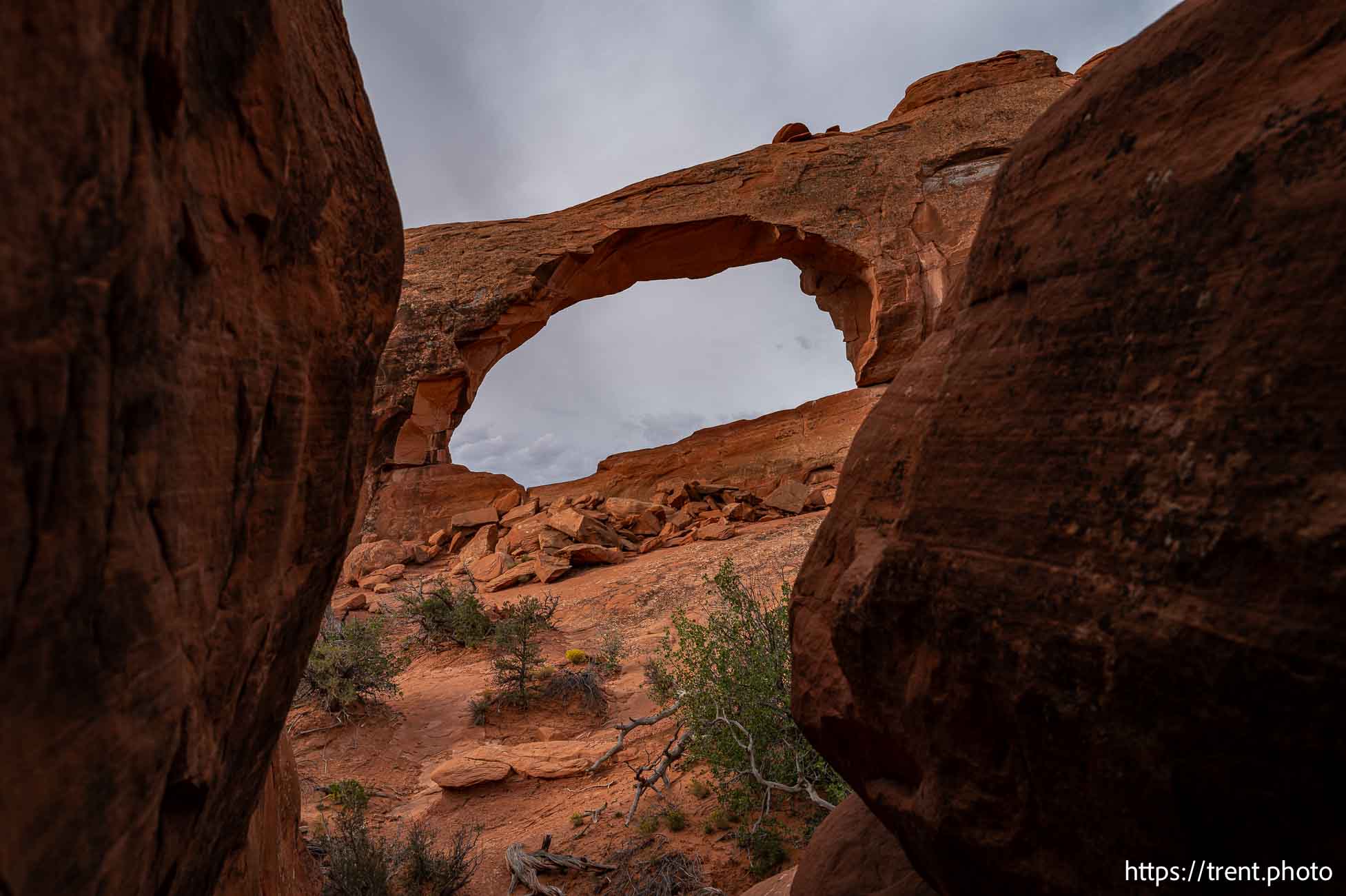 skyline arch, Arches National Park on Saturday, Sept. 21, 2024.