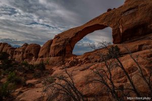 skyline arch, Arches National Park on Saturday, Sept. 21, 2024.