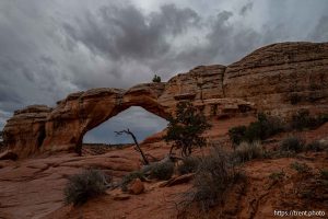 broken arch, Arches National Park on Saturday, Sept. 21, 2024.