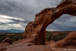 broken arch, Arches National Park on Saturday, Sept. 21, 2024.