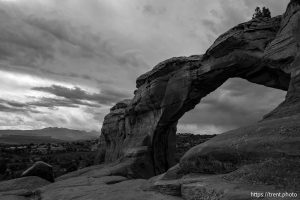 broken arch, Arches National Park on Saturday, Sept. 21, 2024.