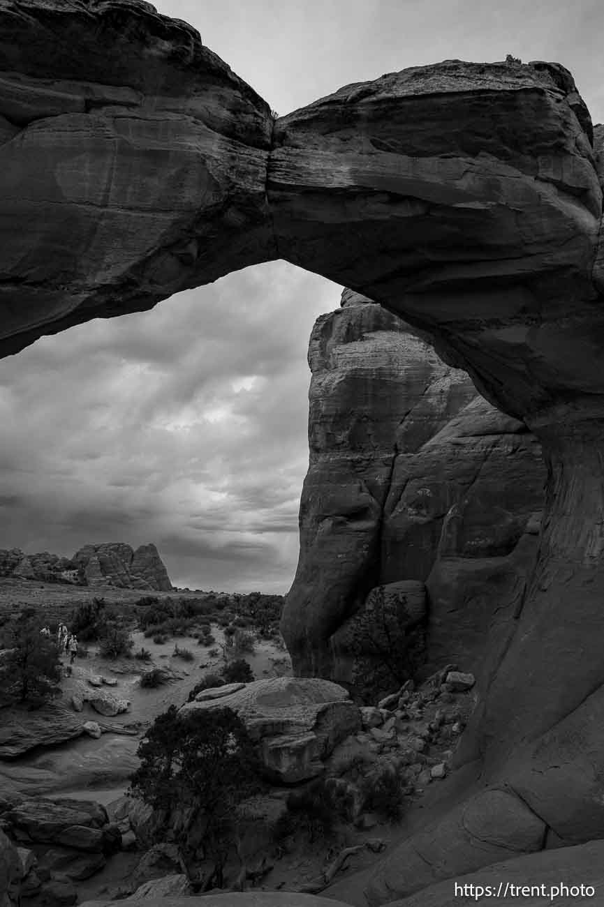 broken arch, Arches National Park on Saturday, Sept. 21, 2024.