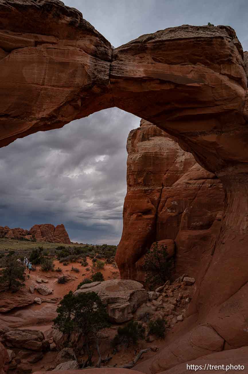 broken arch, Arches National Park on Saturday, Sept. 21, 2024.