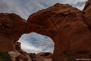 broken arch, Arches National Park on Saturday, Sept. 21, 2024.