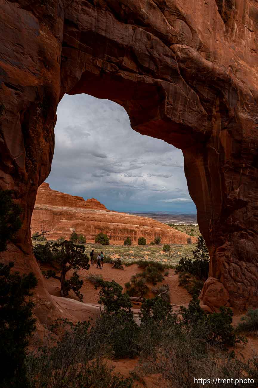 pine tree arch, Arches National Park on Saturday, Sept. 21, 2024.