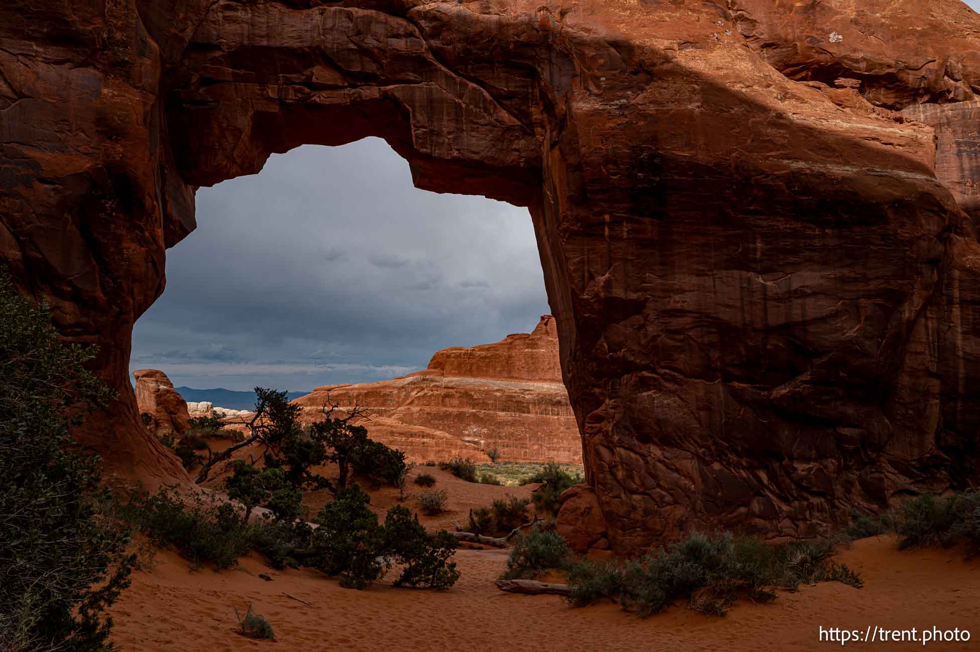 pine tree arch, Arches National Park on Saturday, Sept. 21, 2024.