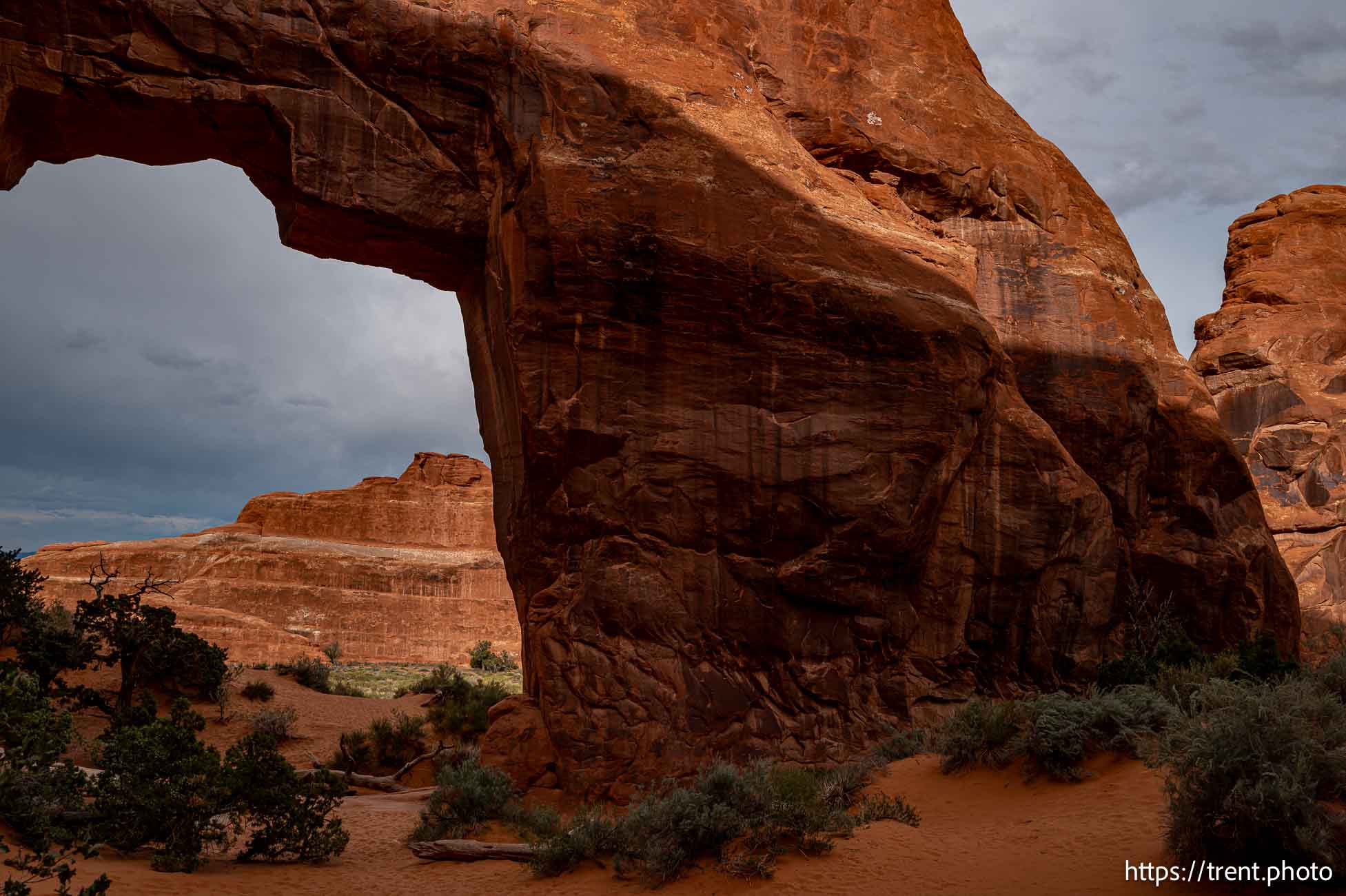 pine tree arch, Arches National Park on Saturday, Sept. 21, 2024.