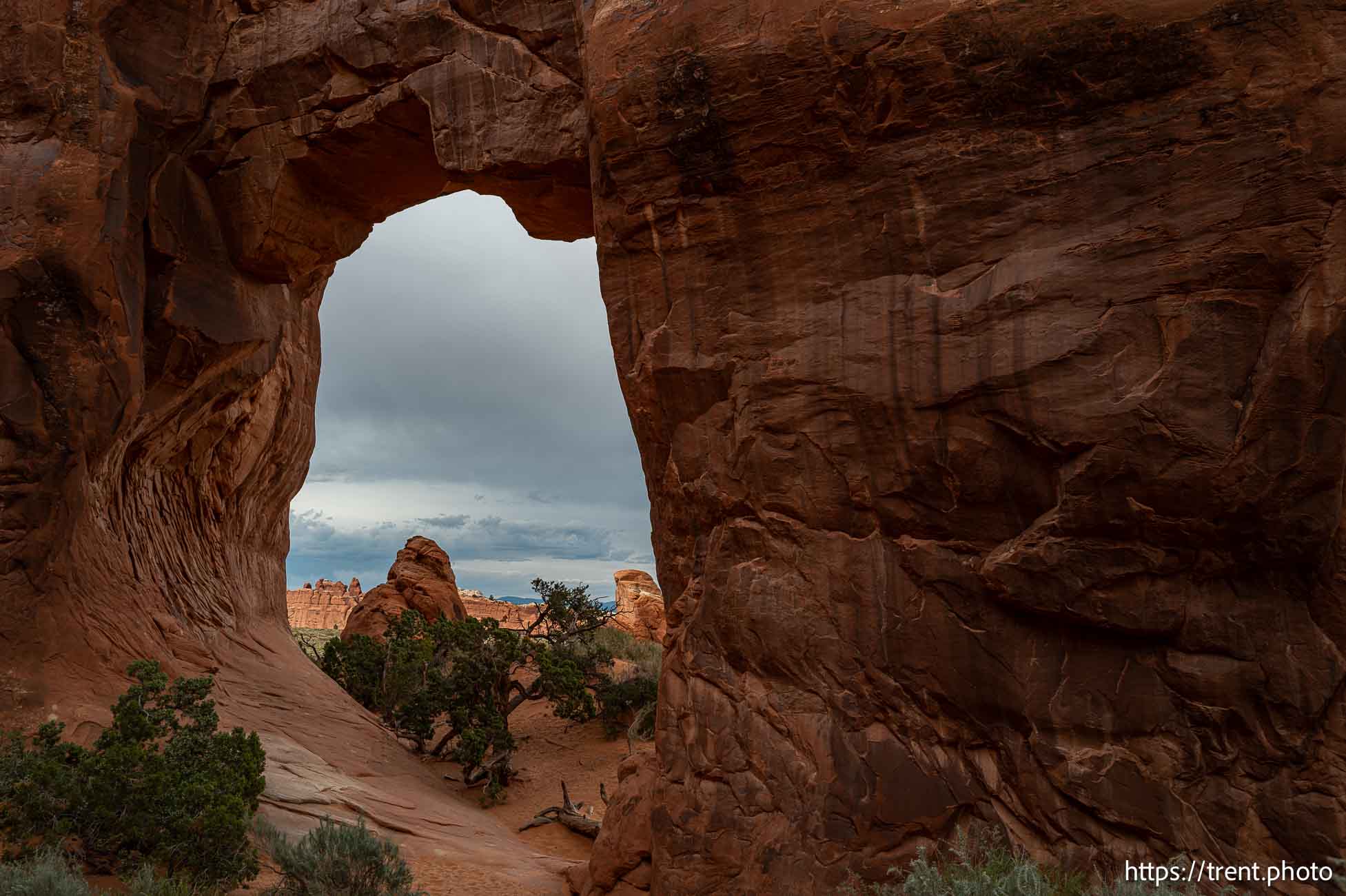 pine tree arch, Arches National Park on Saturday, Sept. 21, 2024.