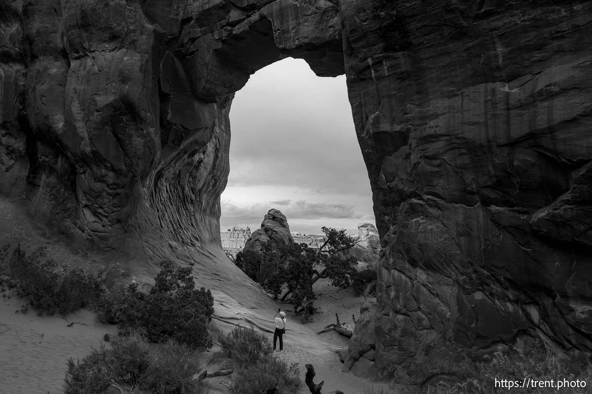 pine tree arch, Arches National Park on Saturday, Sept. 21, 2024.