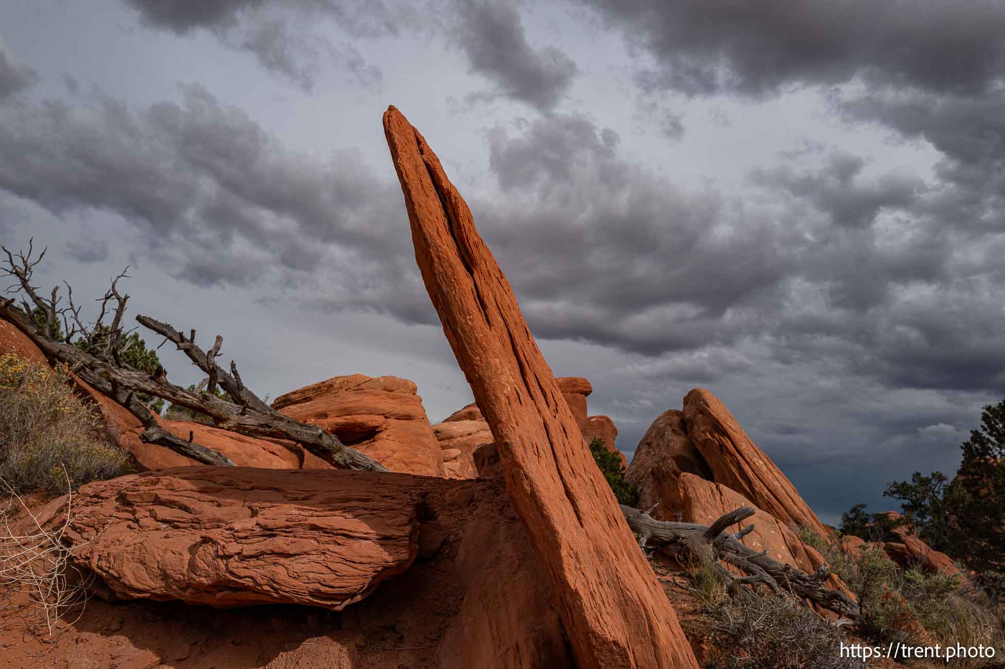 devil's garden, Arches National Park on Saturday, Sept. 21, 2024.