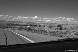 trump sign, driving back from Moab on Sunday, Sept. 22, 2024.